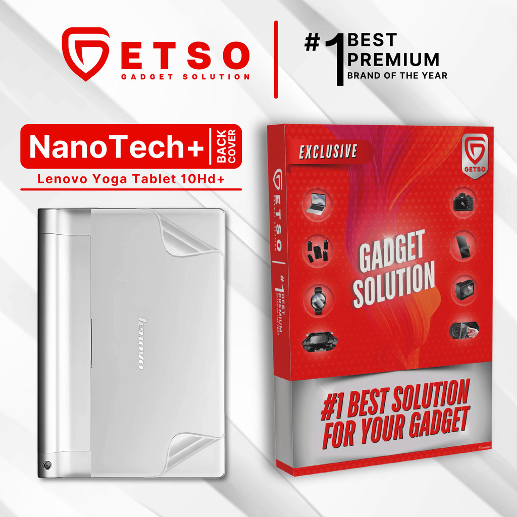 GETSO EPU BIO GENESIS Hydrogel for Lenovo Yoga Tablet 10 HD+ / Back Cover Guard (Nanotech+ 100% Recy
