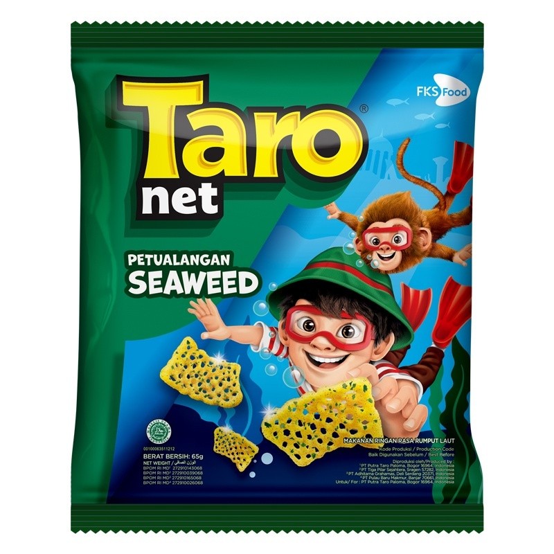 

Taro Net Pertualangan / Snack Makanan Chiki Ringan / Snack Varian Rasa / 32gr
