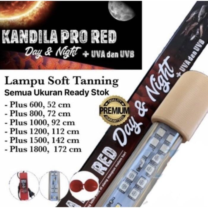PREMIUM KANDILA PRO RED DAY AND NIGHT LAMPU LED View Aquarium Ikan Plus 1000