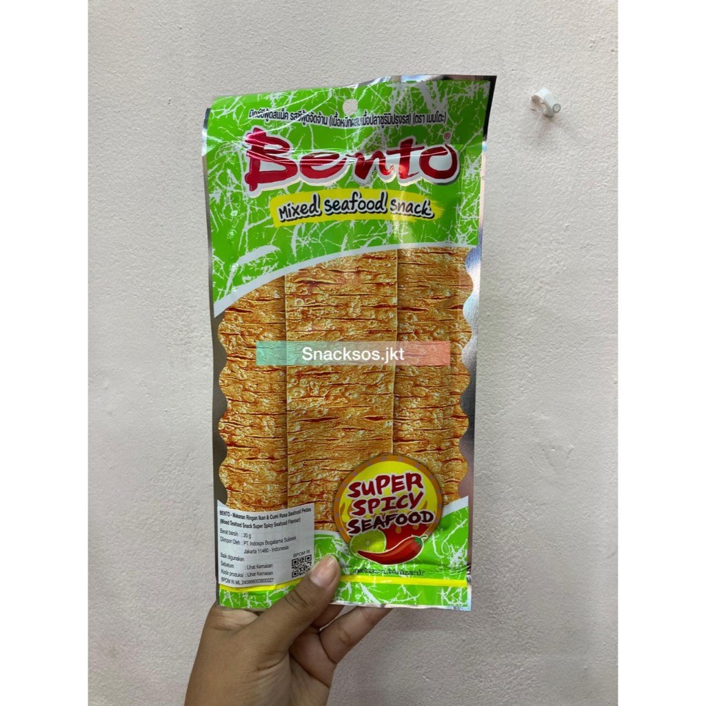 

BENTO SQUID SEAFOOD THAILAND SNACK HOT&SPICY / SWEET&SPICY / NAMPRIK THAI / SUPER SPICY SEAFOOD /