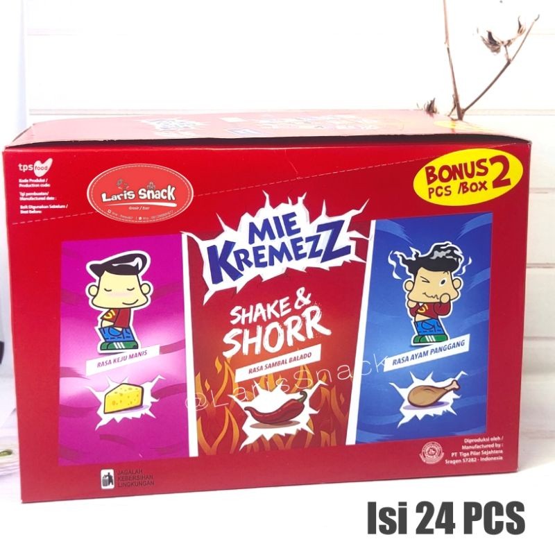 

Snack Mie Kremez Shorr Sor 1 box isi 20 pcs
