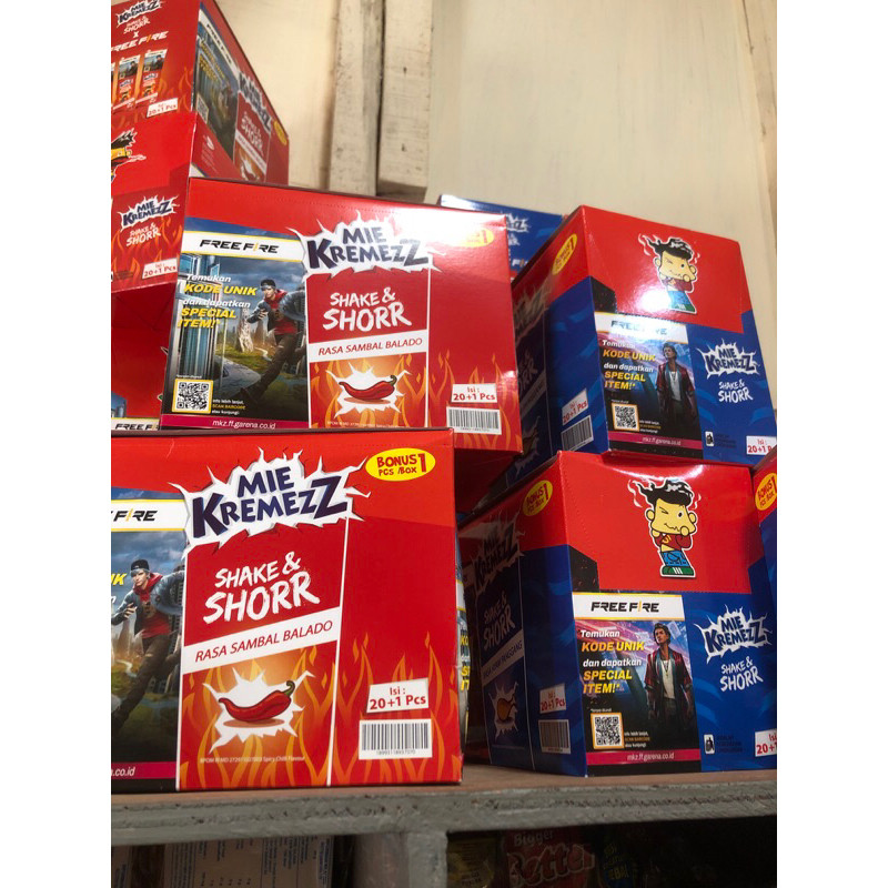 

Mie Kremez Shorr Perpak Isi 20 Pcs + 1 Pcs