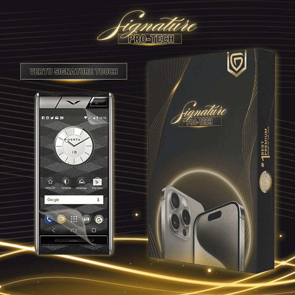 UniPhon SIGNATURE PRO-TECH - Premium Anti-Scratch Protector for Vertu Signature Touch / Screen Guard