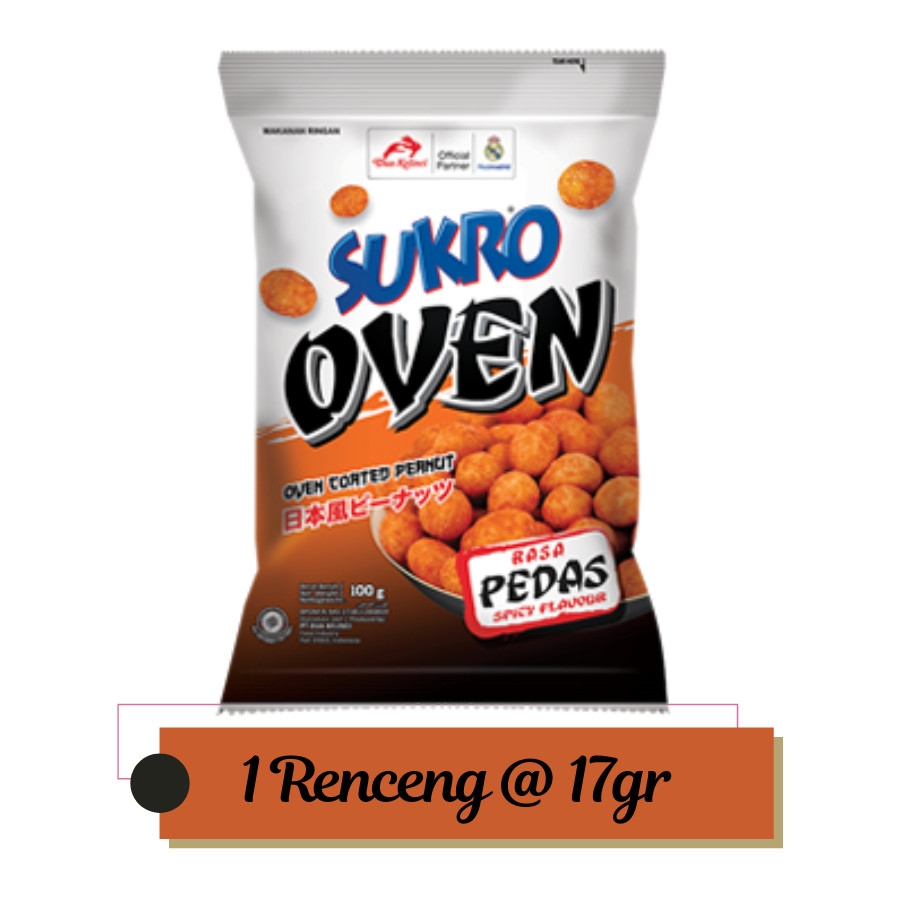 

[ BERKAH ] Sukro Dua Kelinci Renceng isi 10 x 17gr Kacang Sukro Oven Sukro Rasa Original BBQ Kribo