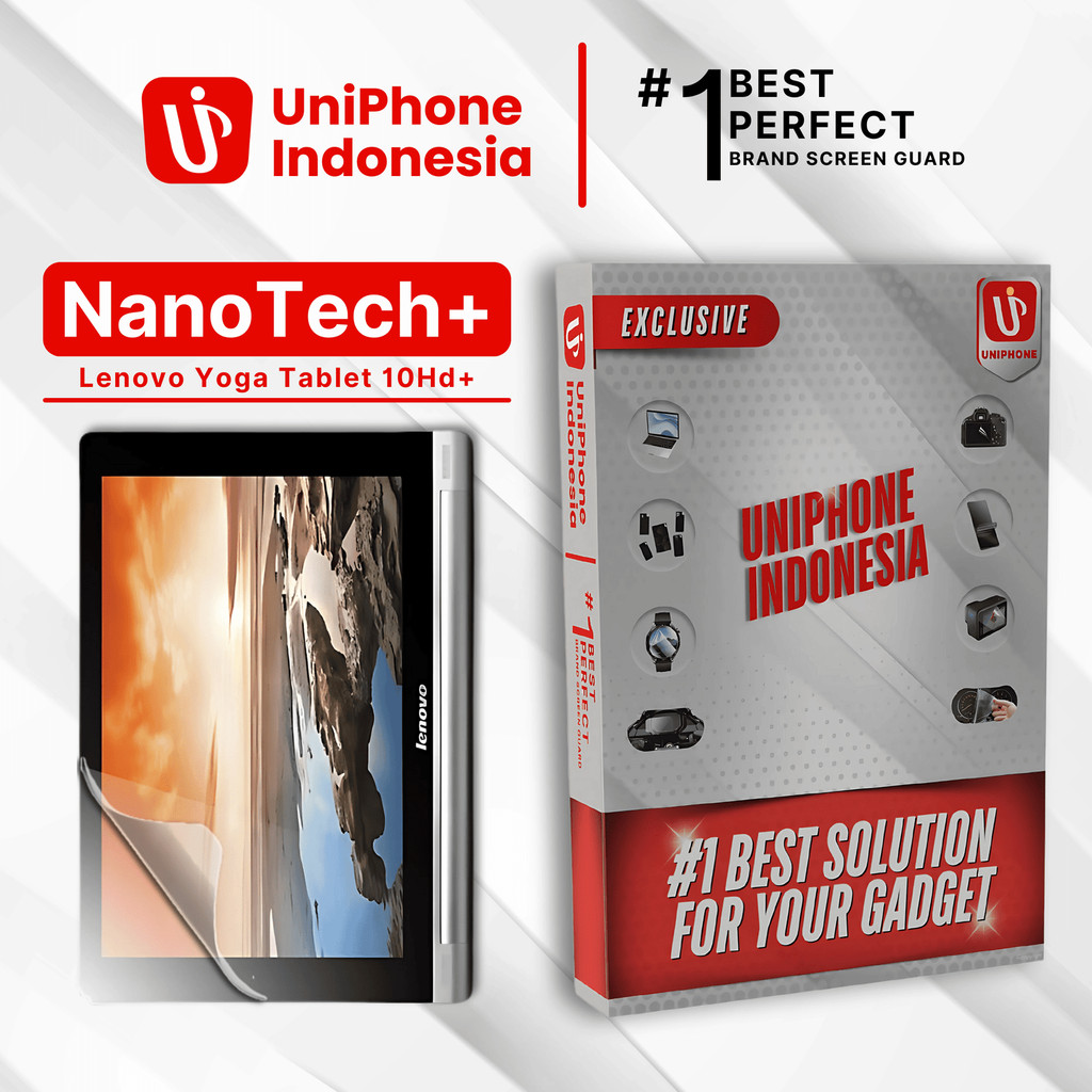 UniPhon EPU BIO GENESIS Hydrogel for Lenovo Yoga Tablet 10 HD+ / Screen Guard (Nanotech+ 100% Recycl