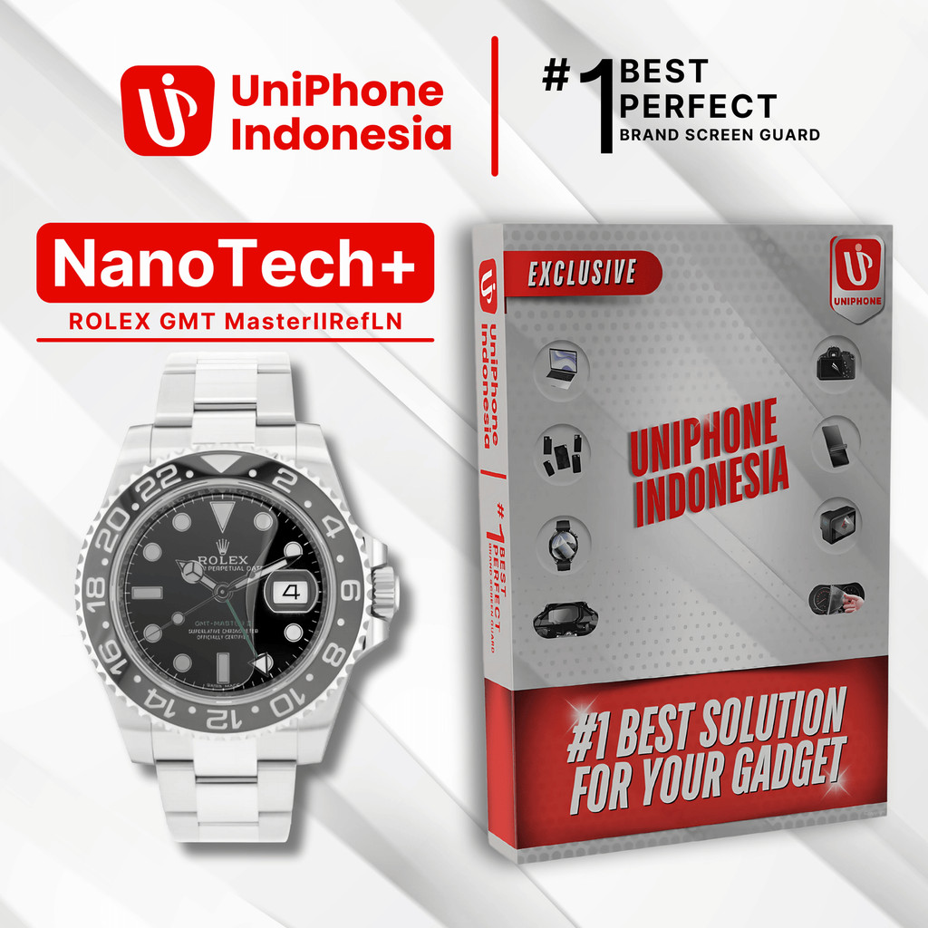 UniPhon EPU BIO GENESIS Hydrogel for Rolex GMT Master II Ref 116710LN / Screen Guard (Nanotech+ 100%