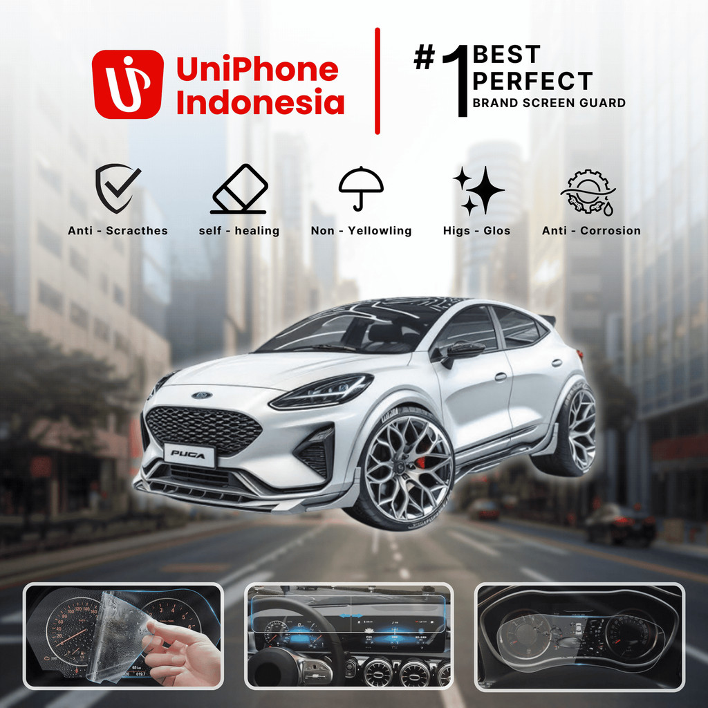 UniPhon EPU BIO GENESIS Hydrogel for Ford Puma J2 K-SYNC 3 / Screen Guard (Nanotech+ 100% Recycle) P
