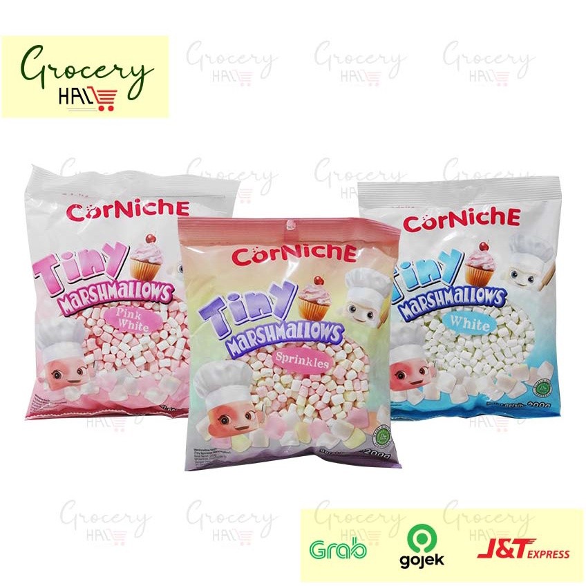 

CORNICHE TINY MARSHMALLOW 200 GRAM