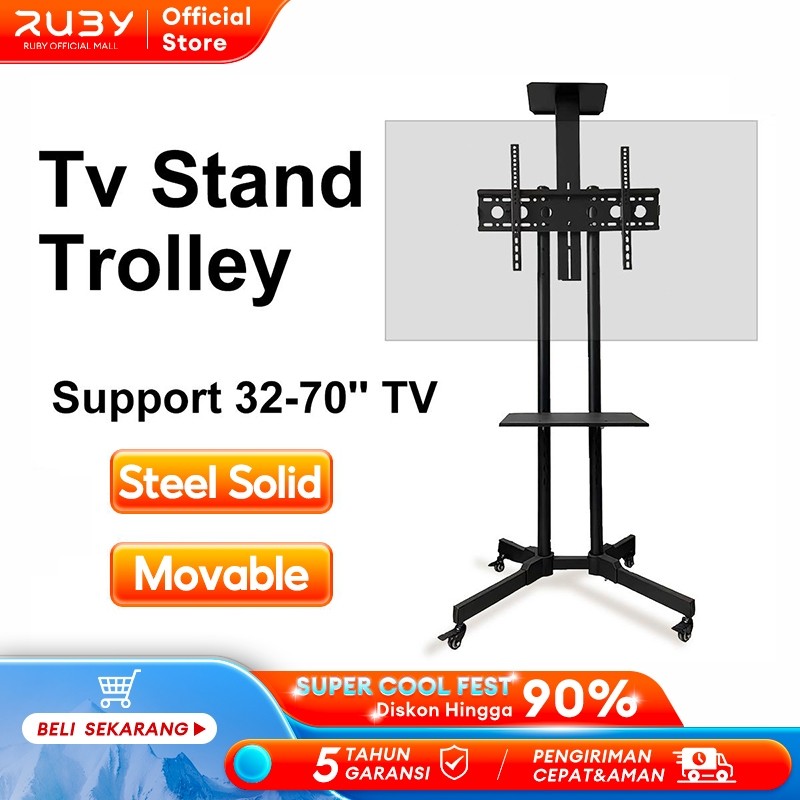 Neptun - TV Bracket Standing 32-70 Inch TV Berdiri Stand Universal Dapat Disesuaikan LED TV Stand
