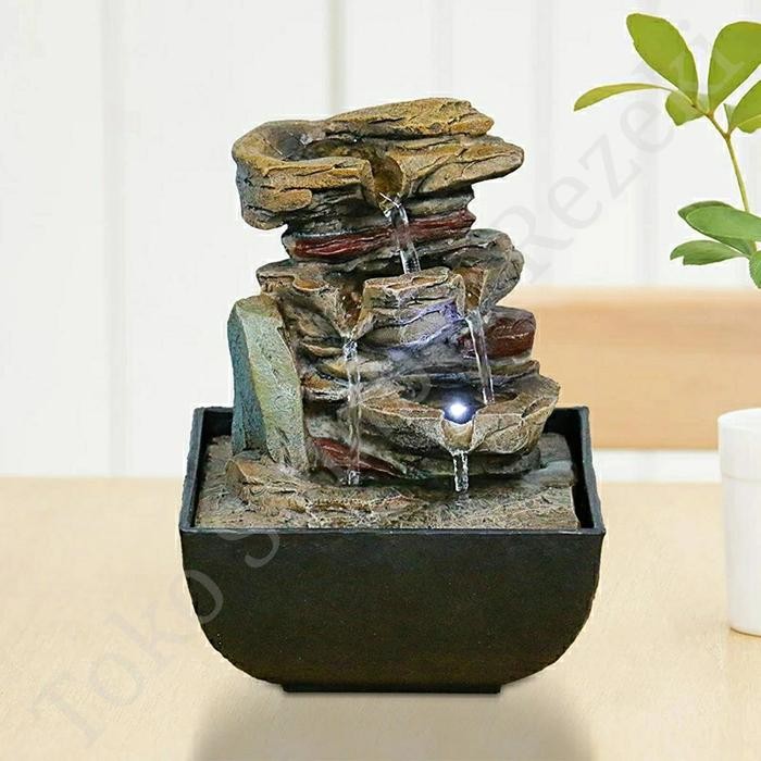 Terlaris Fountain Aquascape Tebing Air Mancur Rock Fall Waterfall Batu Alam