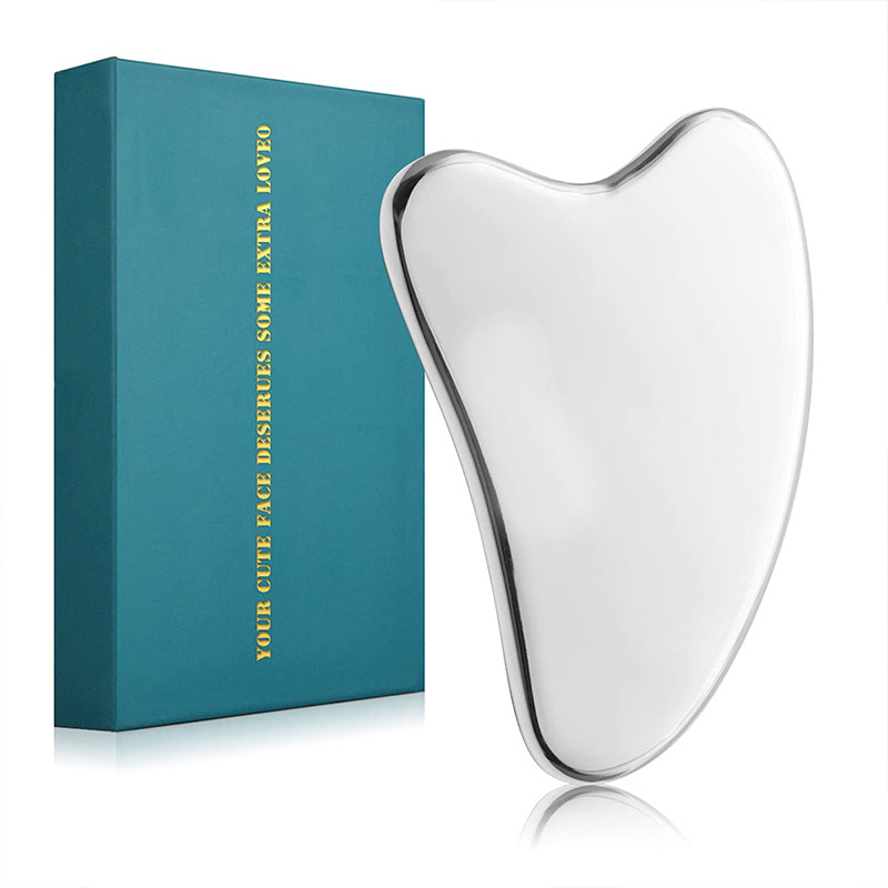 Gua Sha Facial Tools Stainless Steel Scraping Massage Tool For Face Stainless Steel Gua Sha Tool