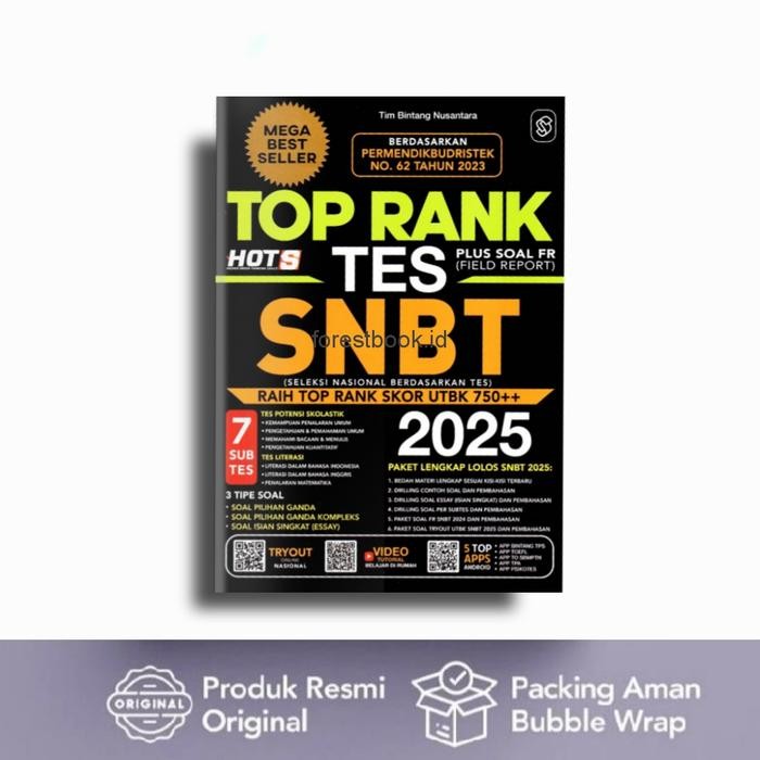 

TERBARU!!! BUKU TOP RANK TES SNBT 2025 READY