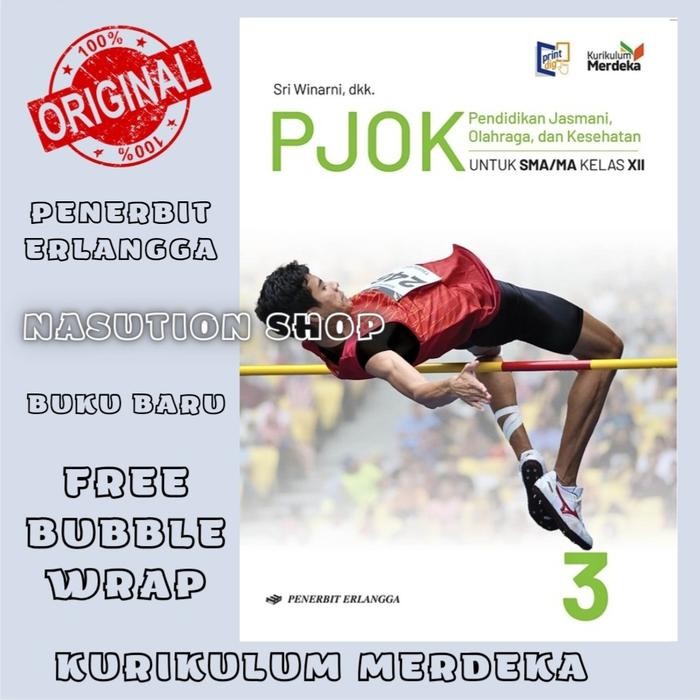 

TERLARIS BUKU PJOK KELAS 3 / XII 12 SMA ERLANGGA KURIKULUM MERDEKA - PENJASORKES READY