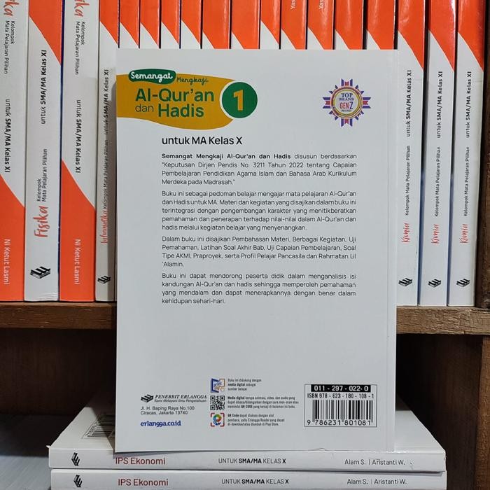 

SALE SEMANGAT MENGKAJI AL QURAN & HADIS KELAS 10 MA KM ERLANGGA READY