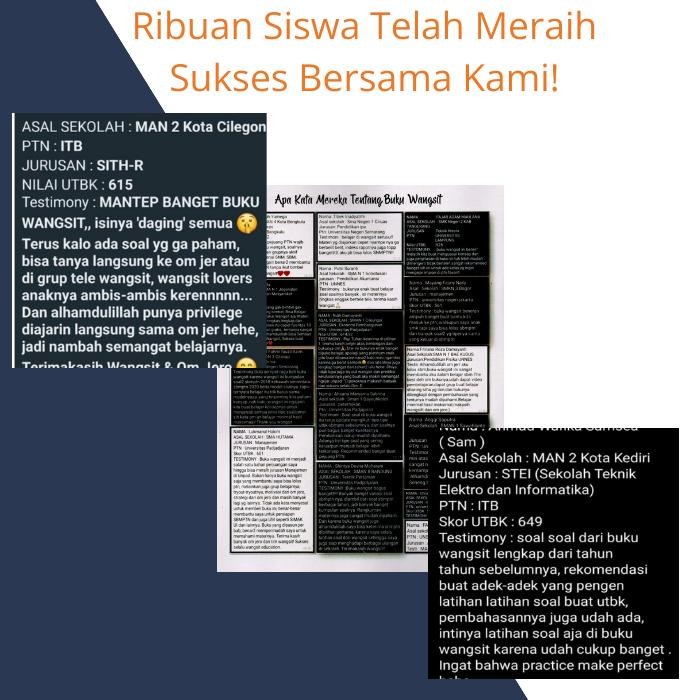 

PROMO BUKU WANGSIT OM JERO SUKSES TPS UTBK SNBT 2025 READY