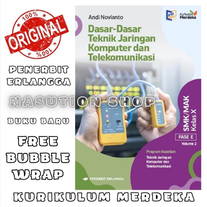 

PROMO BUKU TEKNIK JARINGAN KOMPUTER KELAS 1 / X SMK ERLANGGA VOL 2 MERDEKA READY