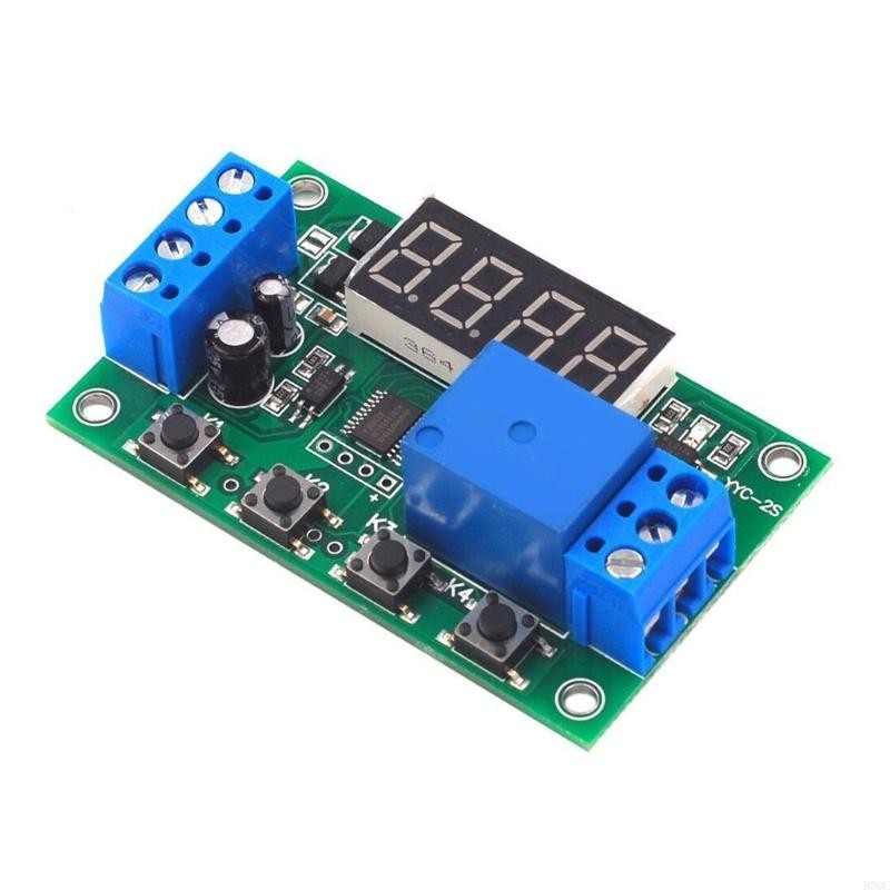 Yyc-2S Led Display Timer Relays Module Adjustable Time Delay For Automation Control 5V Supports For