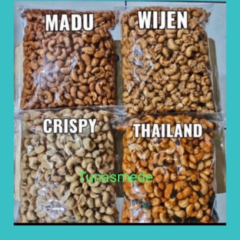 

Kacang Mede Rasa Wijen, Thailand, Madu, Crispy 500 gram