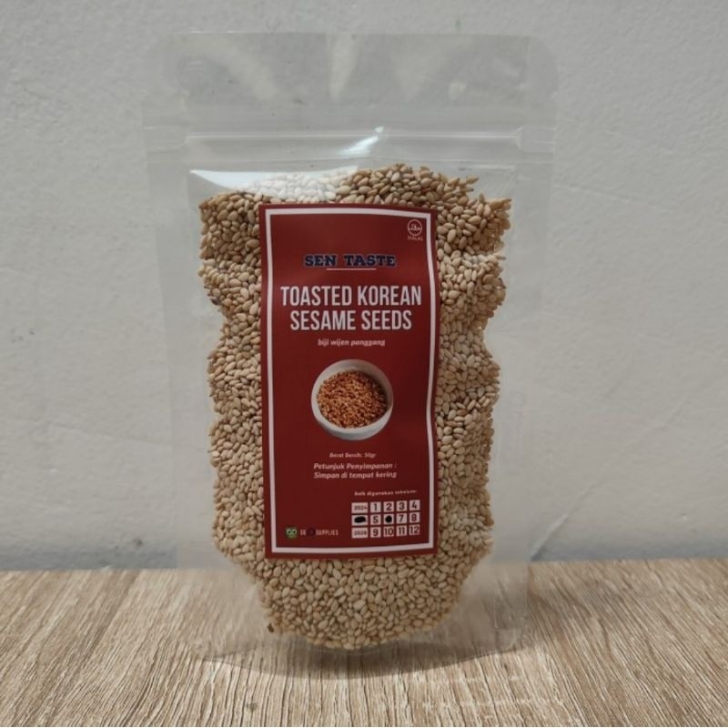 

Biji Wijen Panggang Sangrai Korea Sentaste 50gr - Korean Sesame Seeds