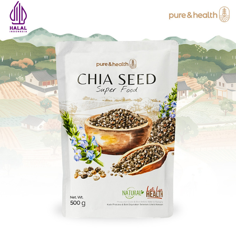 

Biji Chia Seed 500 gr Organik Black Chiaseed Diet Original Natural Super Food