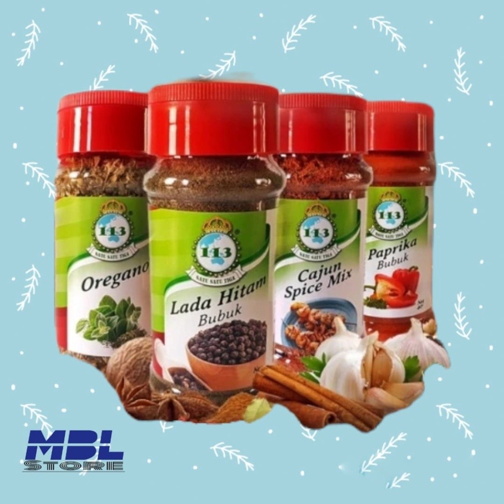 

113 Bumbu masak dan rempah Oregano Basil Parsley Cabai Bawang Dll