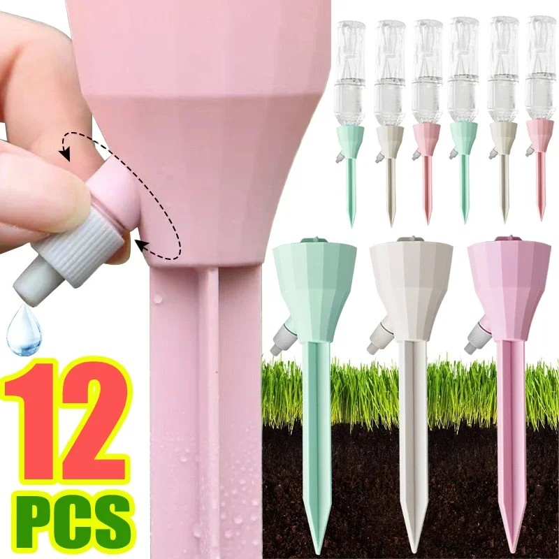 Plants Irrigation System Adjustable Drip Irrigation System Automatic Self Watering Spikes Indoor