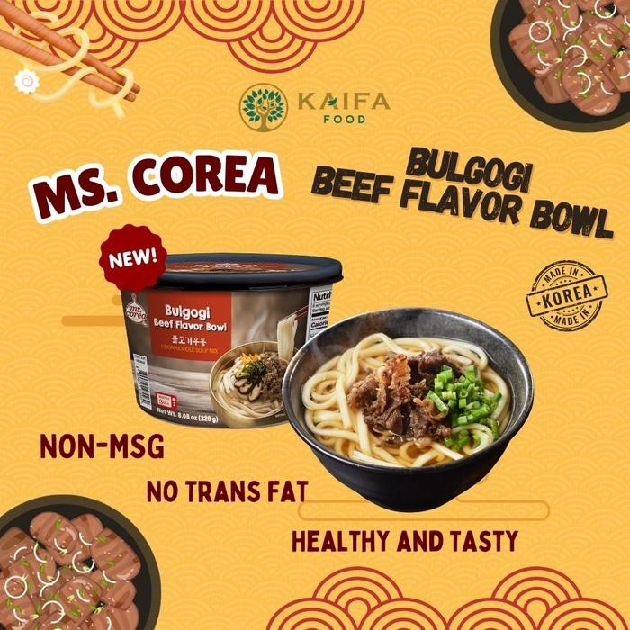 

Promo Terbatas Beef Bulgogi Udon Ms.Corea - Udon Rasa Bulgogi Khas Korea Aman