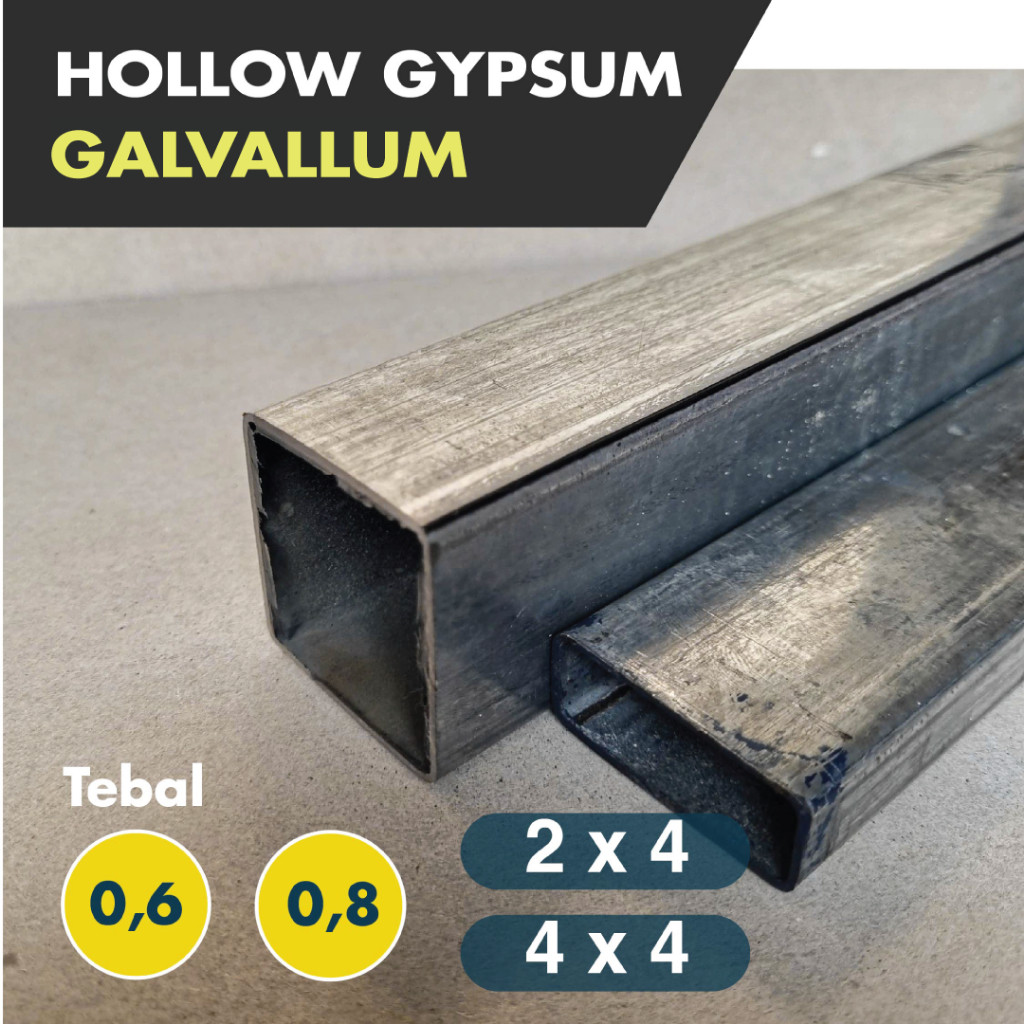 HOLLOW 0,6 / 0,8 / HOLO VARIAN / RANGKA HOLLOW GYPSUM / HOLLOW GALVANIS POLOS