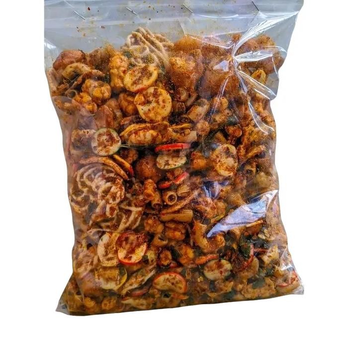 

JTTOP" [BELI LOKAL] SEBLAK CAMPUR/MIX CAMPUR KERUPUK SEBLAK JENGKOL /PEDO/BETON/BASRENG NETO 500GRAM