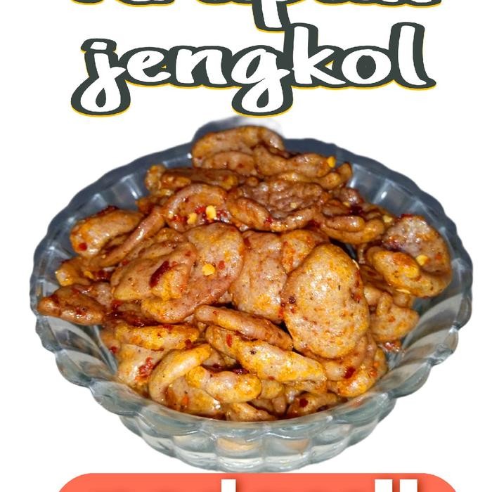 

JTTOP" JENGKOL BULAT BANTET PEDAS 200GRAM CEMILAN KERUPUK