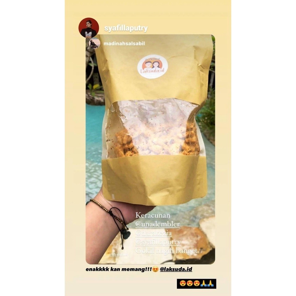 

Omahjajanan Basreng Stik Daun Jeruk Laksuda Halal Kemasan 500Gr