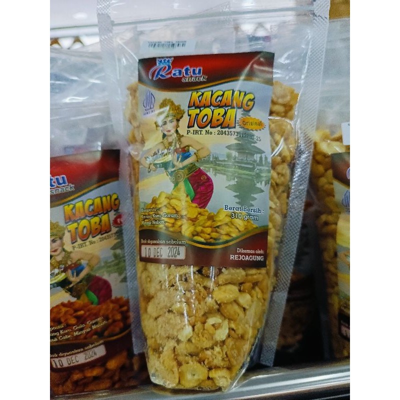 

Restokobar Kacang Koro Toba / Utuh "Ratu Snack" Asli Bali Enak Dan Gurih 310Gr + Bubble Wrap