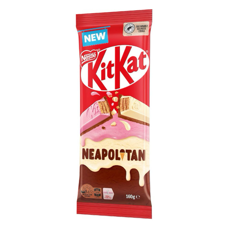 

Omahjajanan Kitkat Neapolitan Chocolate Block 160G - Australia