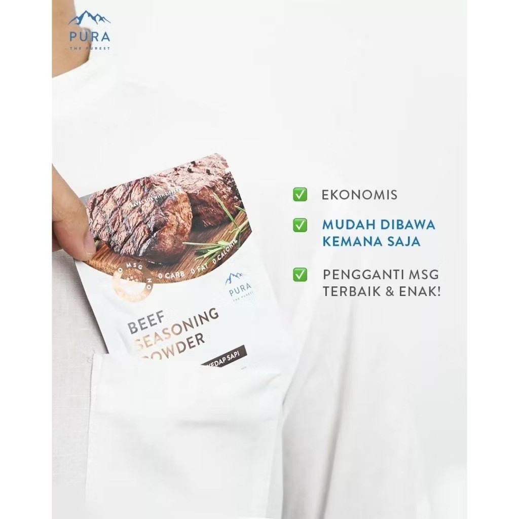 

Omahjajanan Pura Kaldu Asli 4 Bumbu Kaldu Ayam Kampung, Sapi, Jamur & Salmon (20Gr) - Seasoning