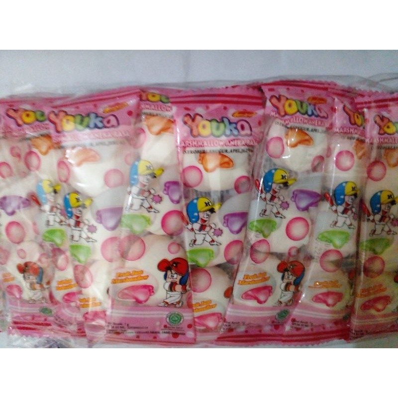 

Eumsig Ranjani Youka Marsmallow Aneka Rasa 20 Pcs X 7Gr
