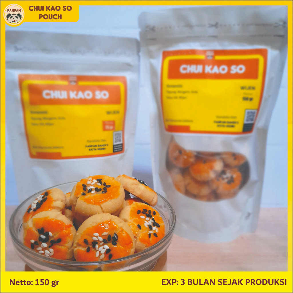 

Eumsig Chui Kao So Cookies Wijen Panpan Baker'S (Pouch 90 - 140 Gram) - Snack Kue Kering Renyah Dan
