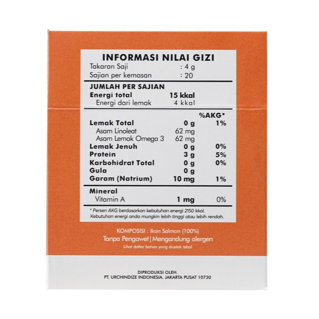 

Sega Tungtung Crystal Of The Sea Salmon Powder - Kaldu Mpasi