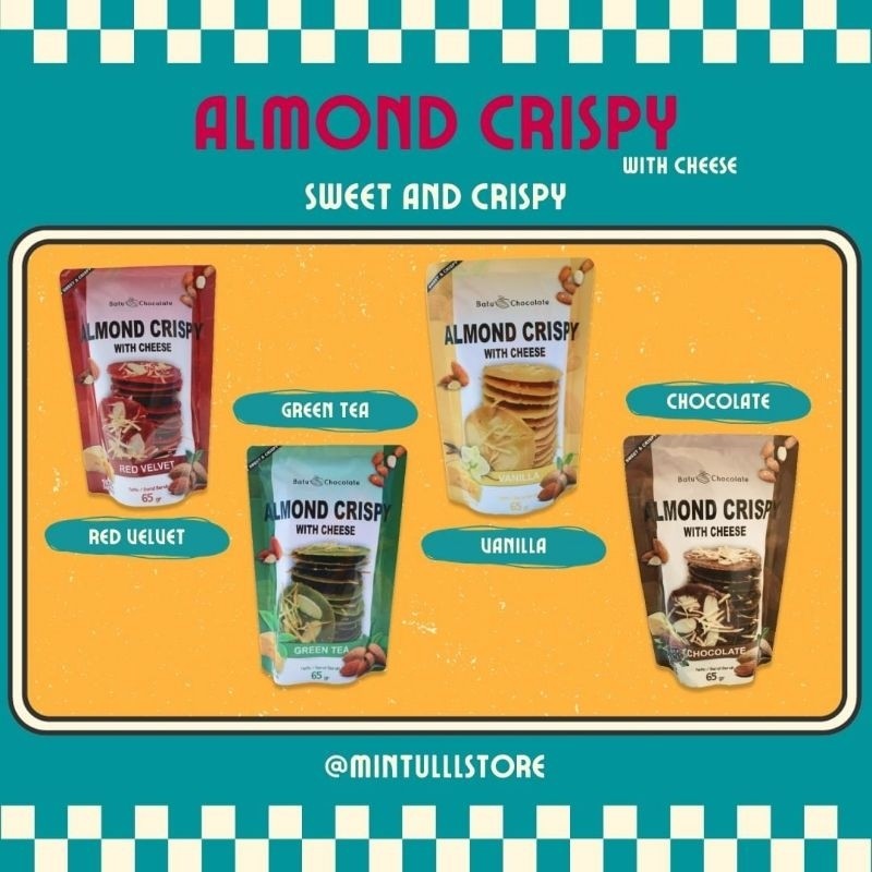 

Eumsig Camilan Kue Kering Almond Crispy Cheese Mandiri