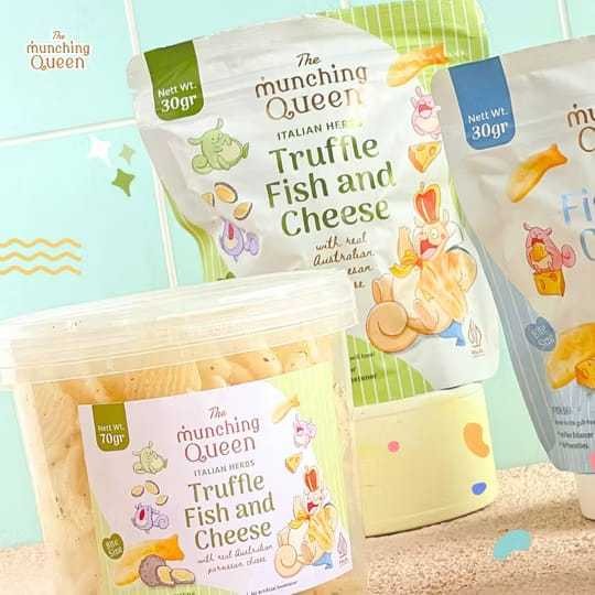 

Eumsig Munching Queen Fish And Cheese Snack / Jajanan Sehat No Msg Kerupuk Keju