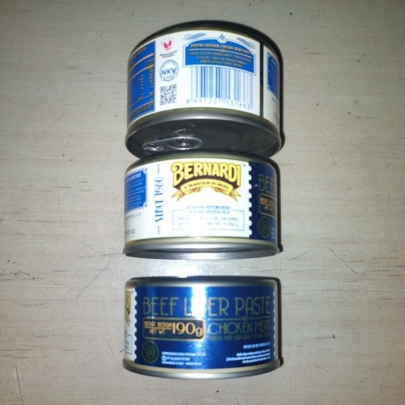 

Sega Tungtung BernardiBeefLiverPaste&ChickenMeat190Gr