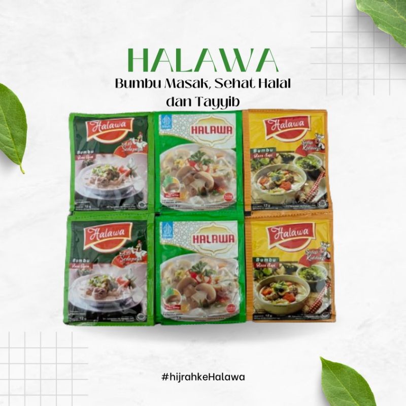 

Sega Tungtung Halawa Bumbu Rasa Ayam Sapi & Jamur 1 Renteng (12 Sachet)