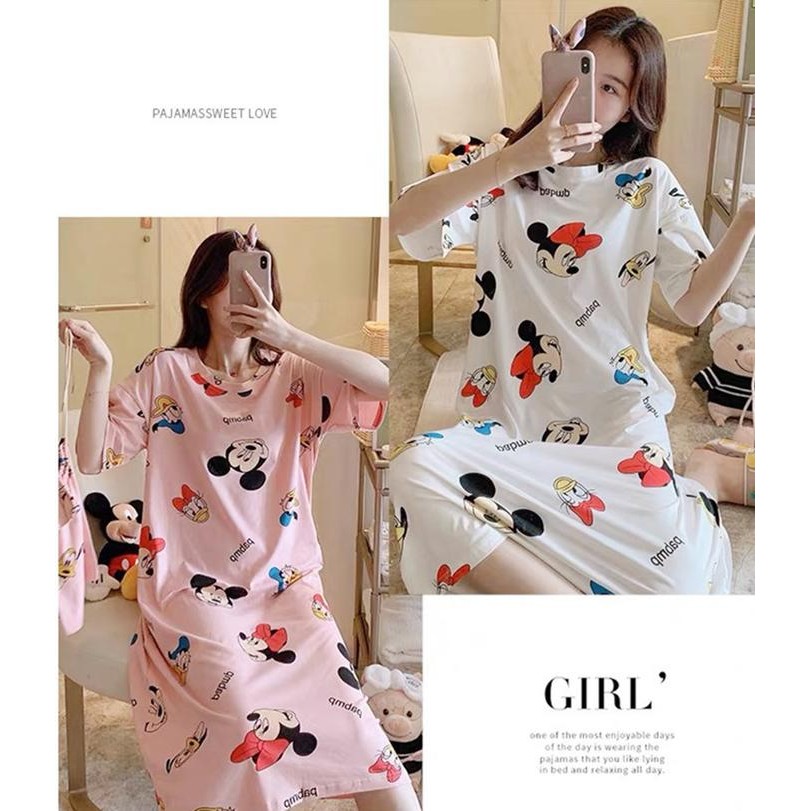 Daster Import Wanita Daster Spandek Daster Lucu Motif Korea Baju Tidur
