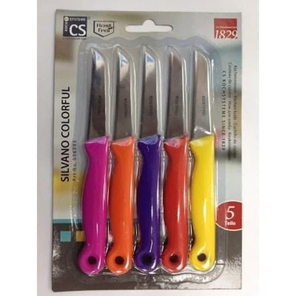 

Cs Silvano Color Kitchen Knife Set Stainless
