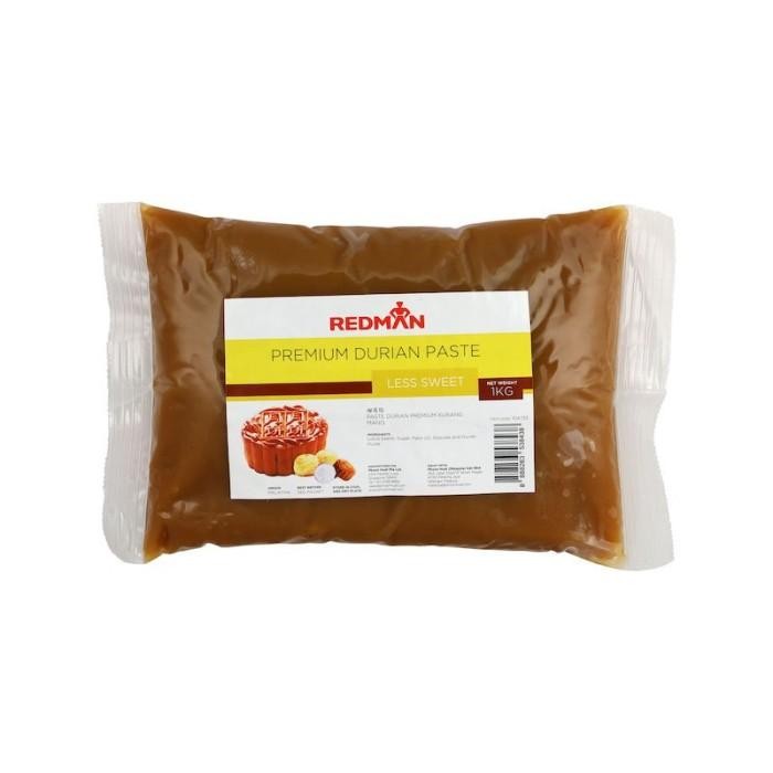 

Redman Mooncake Filling Durian Less Sweet 1Kg Moon Cake Paste Isian Kue Bulan