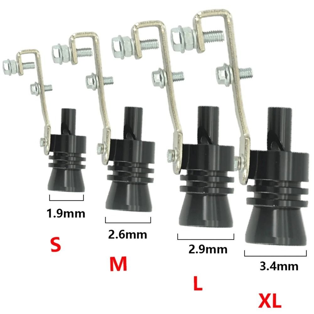 IMPORT 1Pcs Auto Accessories Turbo Sound Whistle Vehicle Refit Exhaust Pipe Sound Simulator