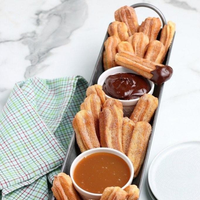 

Terlaris Tepung Premix Churros Spanish Donut Mix 1 Kg