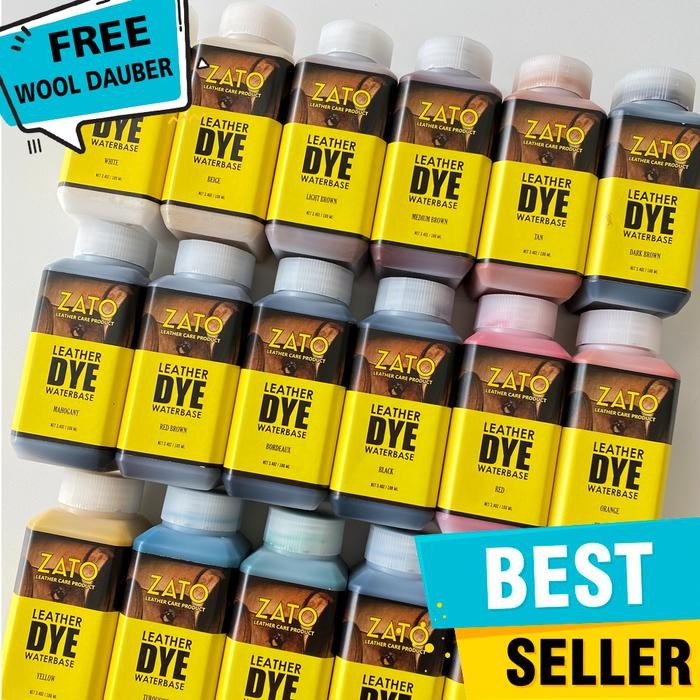 

Zato Leather dye PRO Pewarna Kulit leather tool leather tools