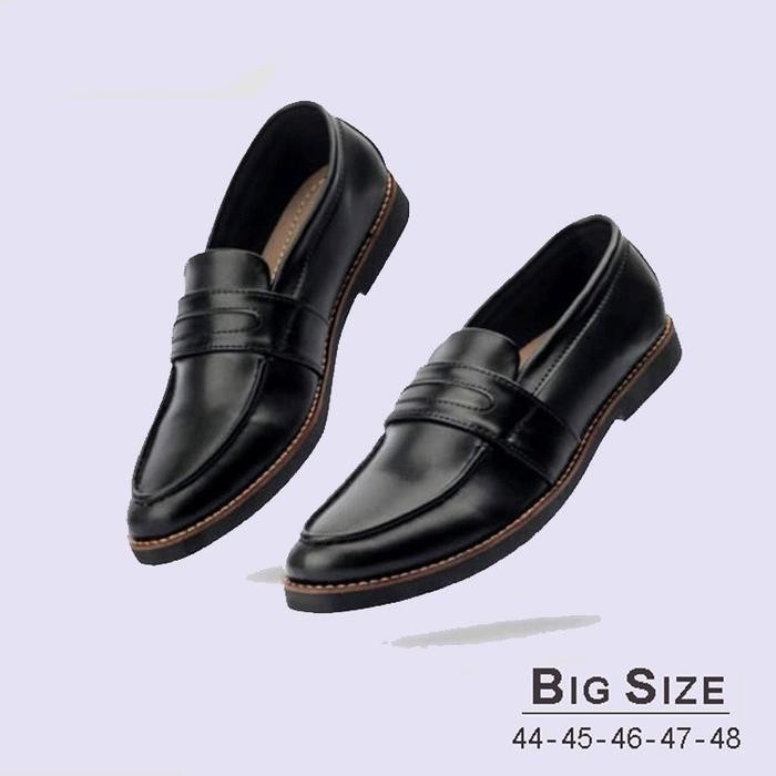 PREMIUM Sepatu Formal Pria Big Size 44-45-46-47-48 Loafers Pantofel Jumbo Gede