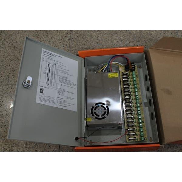 PANEL CCTV - POWER CCTV - POWER SUPPLY BOX 12V 20A CCTV TERMURAH