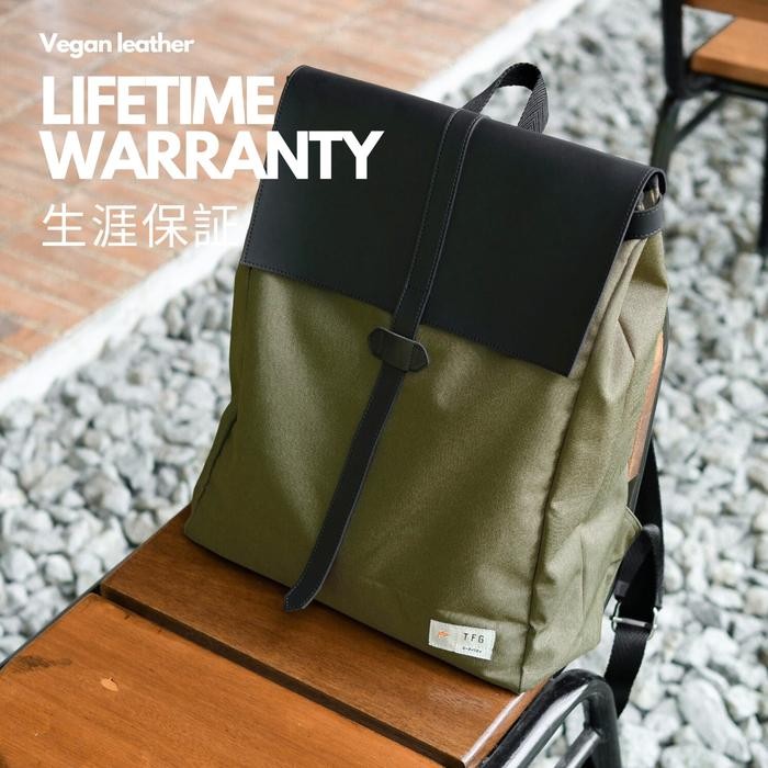 Tfg Tas Sekolah Tas Ransel Unisex Towny 432 Green Lifetime Warranty